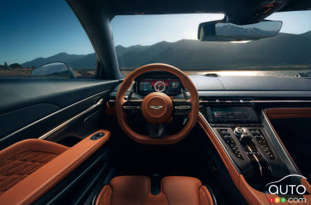 L'habitacle d'Aston Martin DB12 2024